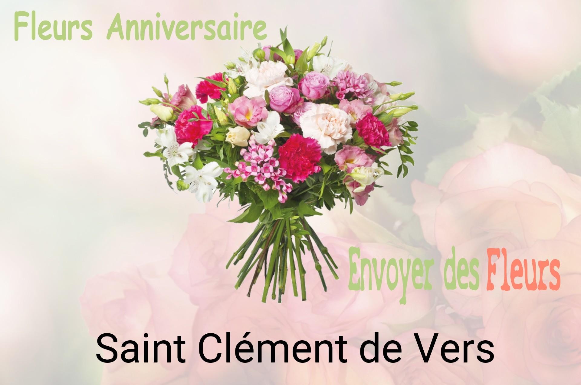 Bouquet de fleurs d’anniversaire livré à Saint-Clément-de-Vers